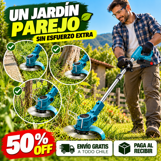 Cortacesped Inalambrica con 2 baterias recargables