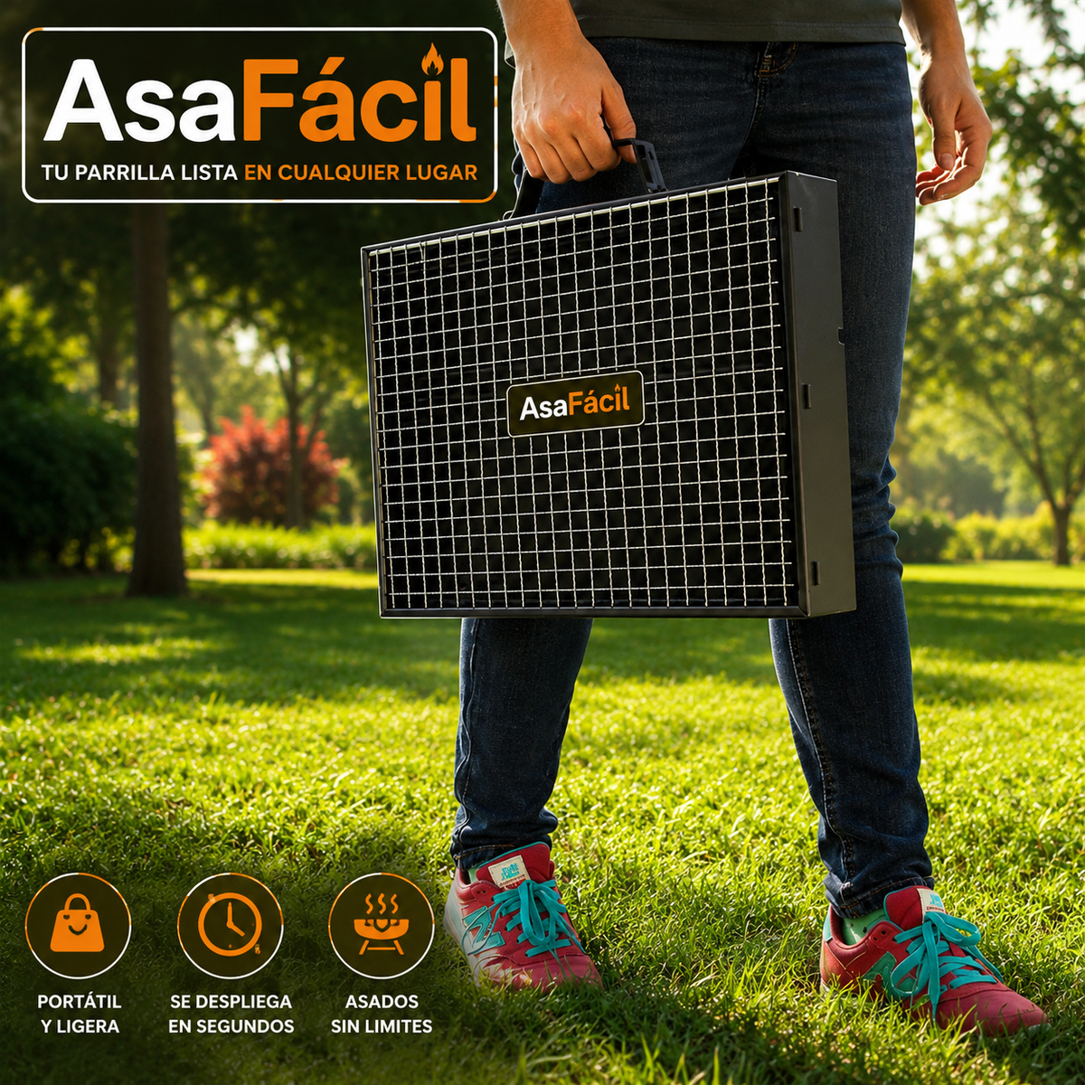 AsaFácil - Tu parrilla lista en cualquier lugar