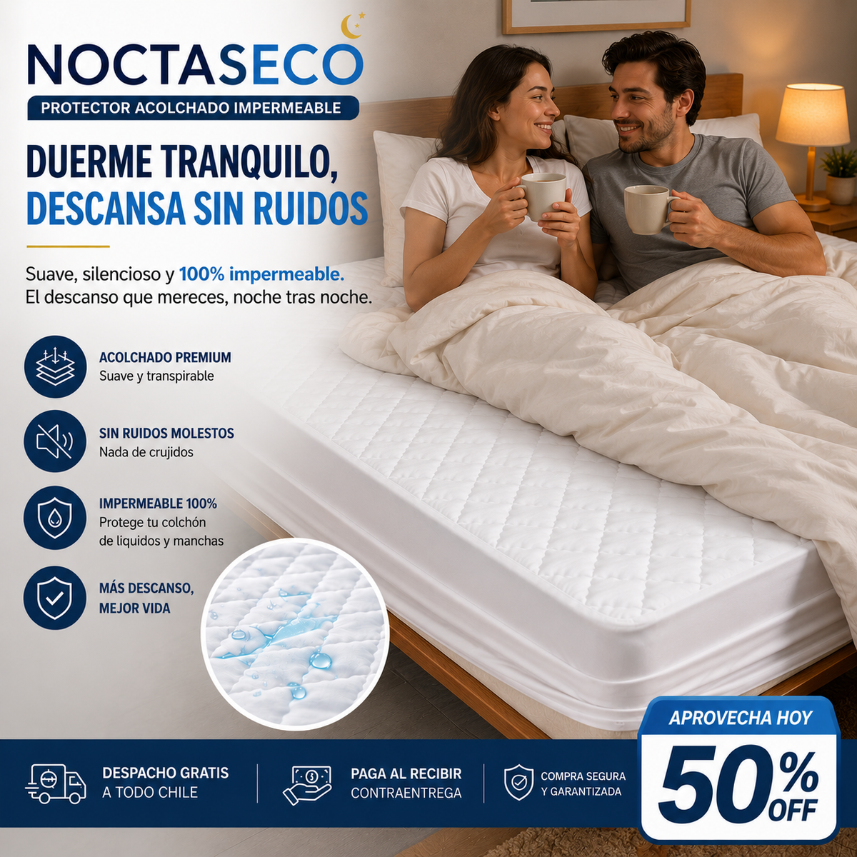 NoctaSeco - Cero humedad, cero manchas, más años de vida útil