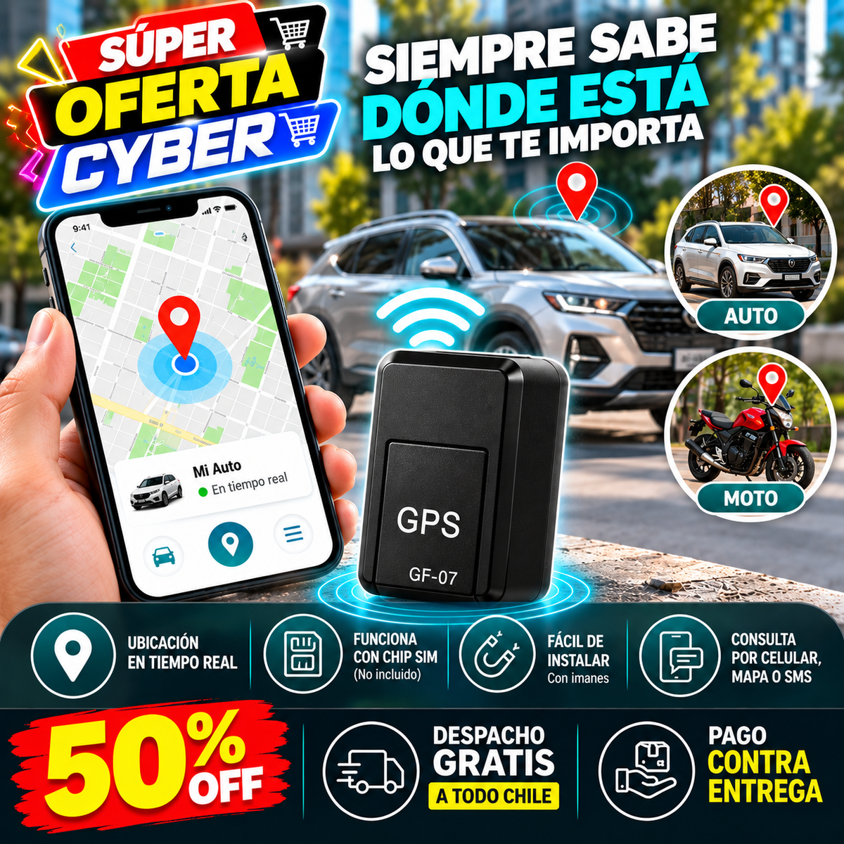 GPS LOCALIZADOR MULTIUSO