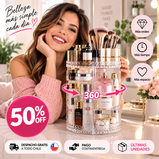 Organizador de Maquillaje 360°