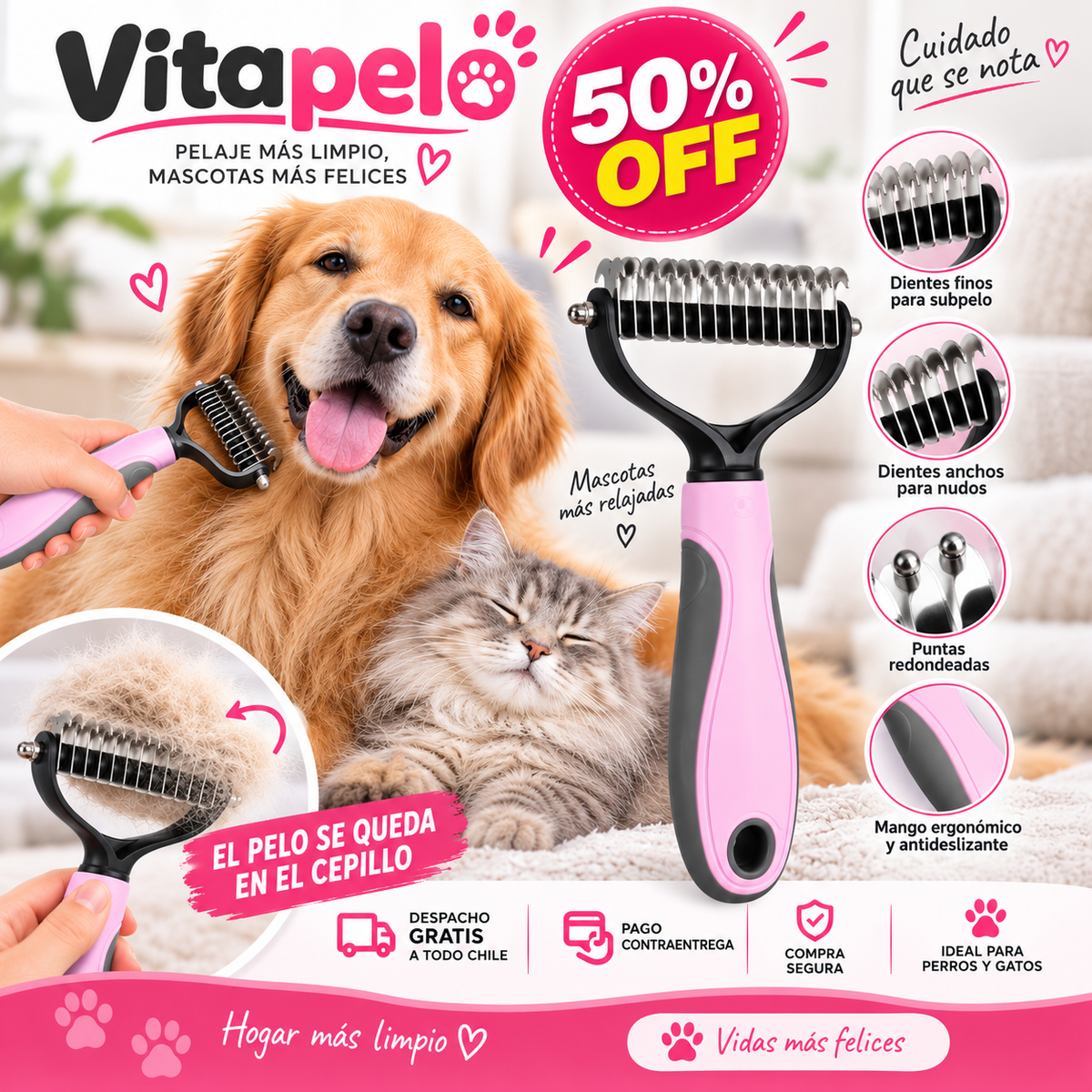 VitaPelo - Adios al pelo suelto en minutos