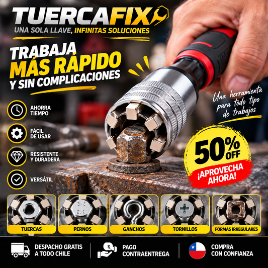 TUERCAFIX - Ajusta cualquier tuerca en segundos