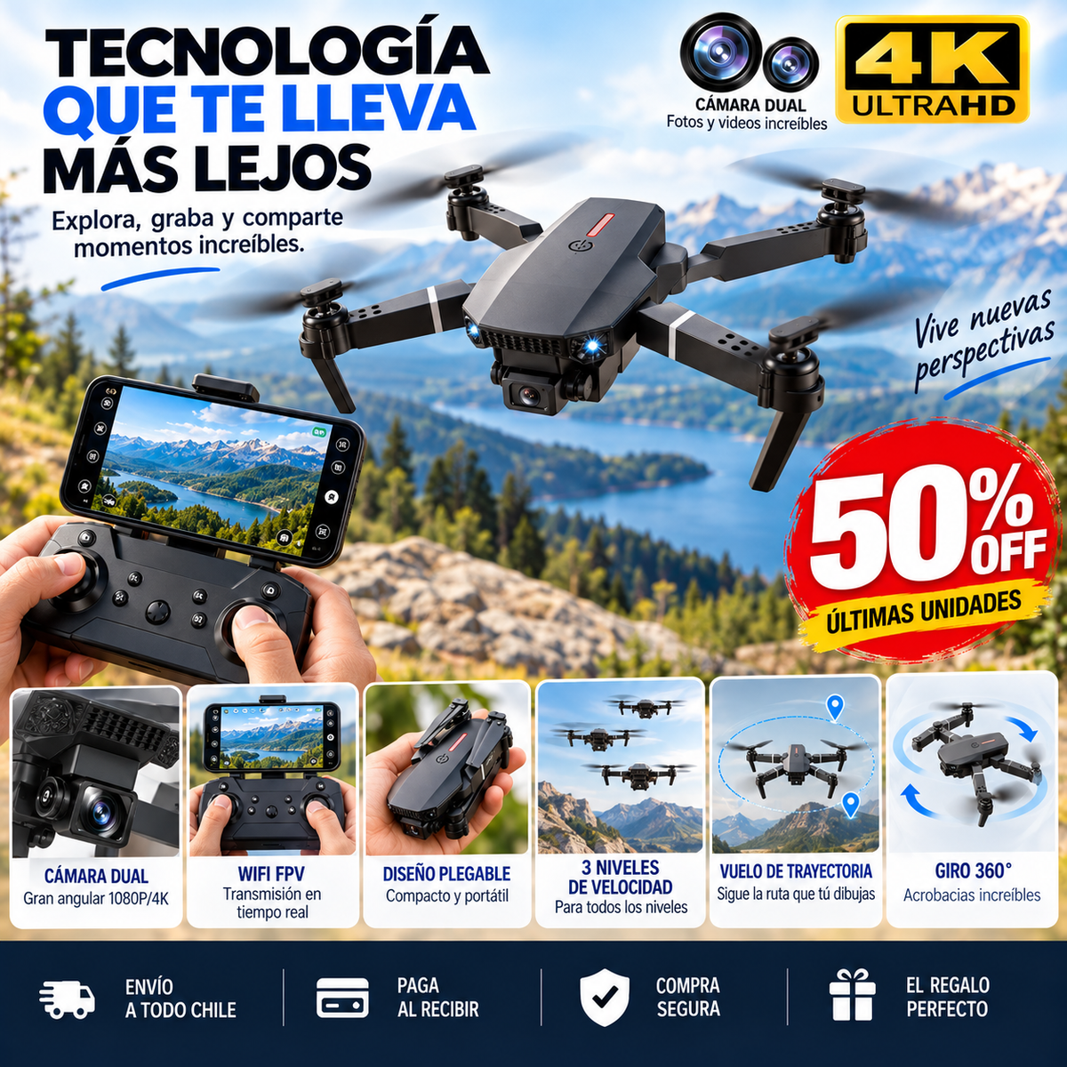 Dron E88 Pro Mini