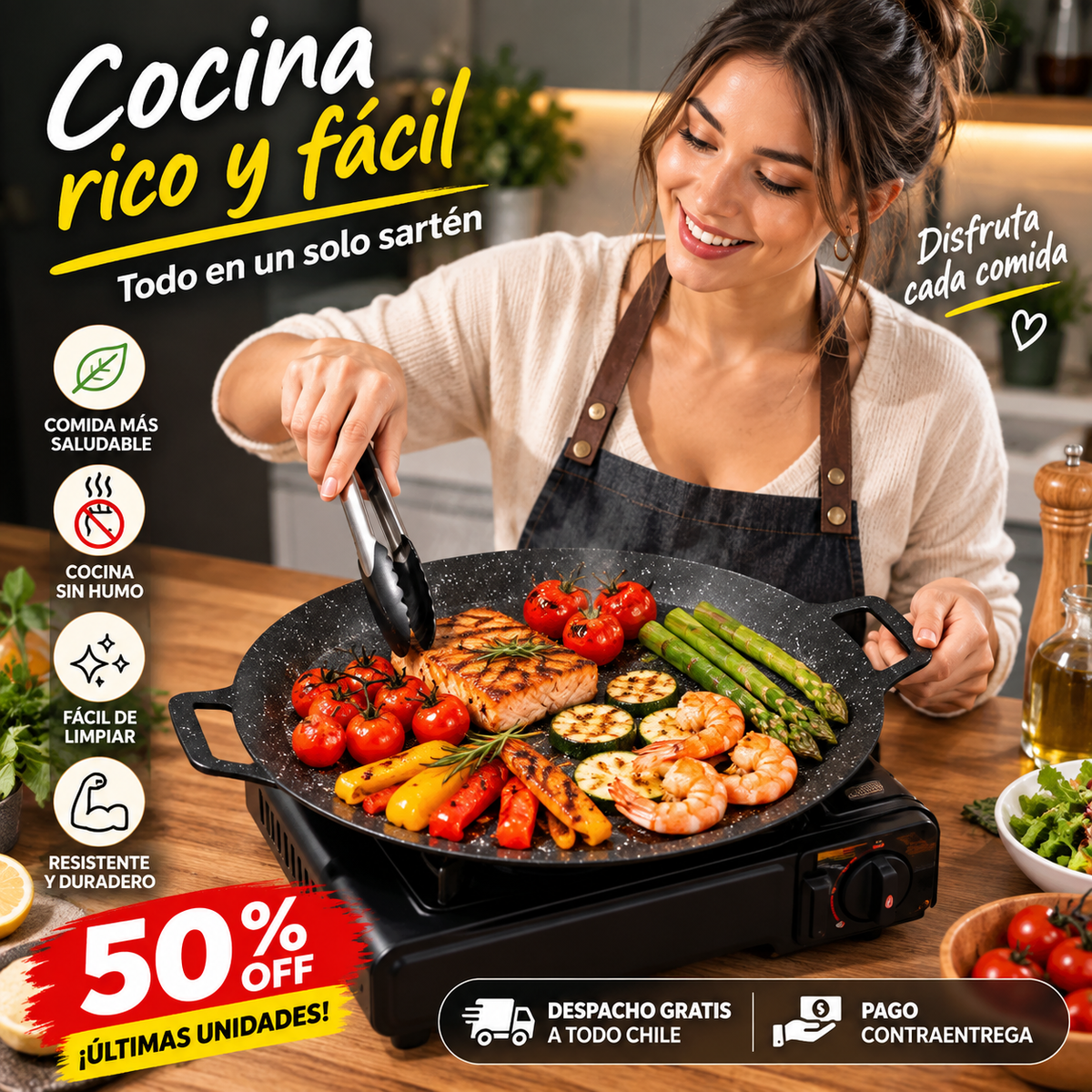 Plancha Coreana de cocina